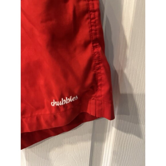 Chubbies Board Shorts Mens Sz M Red Blue ColorBlock Swim Trunks - Picture 2 of 13